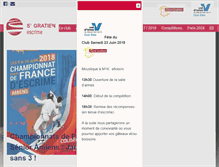 Tablet Screenshot of escrime-saintgratien.org